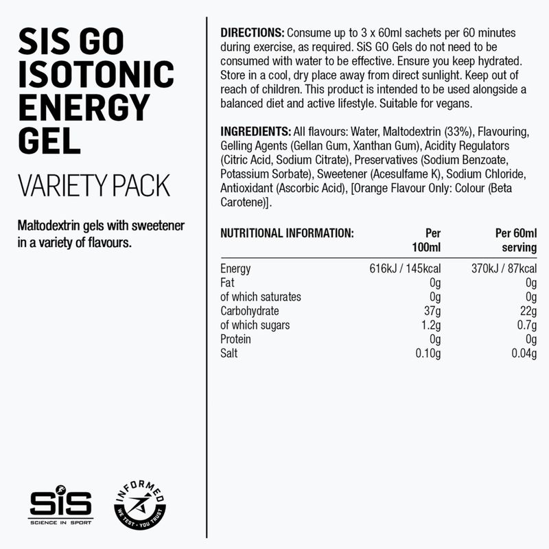 Żel Izotoniczny Science in Sport GO Isotonic Energy 7 x 60 ml 2