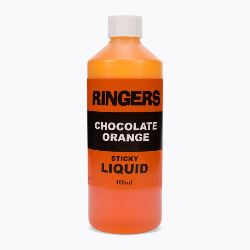 Atraktor zanętowy w płynie Liquid Ringers Sticky Orange Chocolate 400 ml