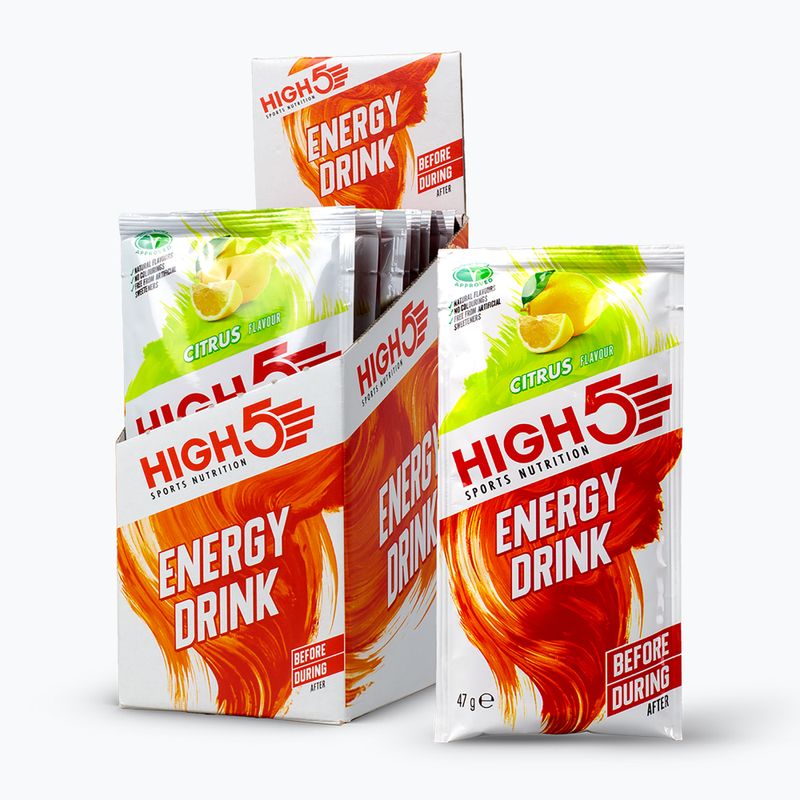 Napój izotoniczny w proszku HIGH5 Energy 47 g citrus