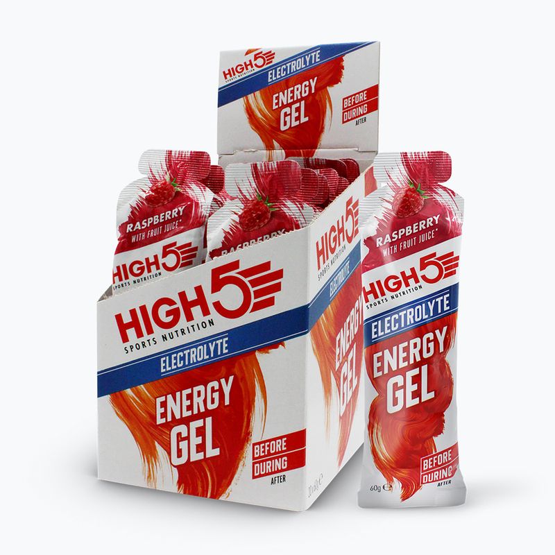 Żel energetyczny HIGH5 Energy Electrolyte 60 g raspberry