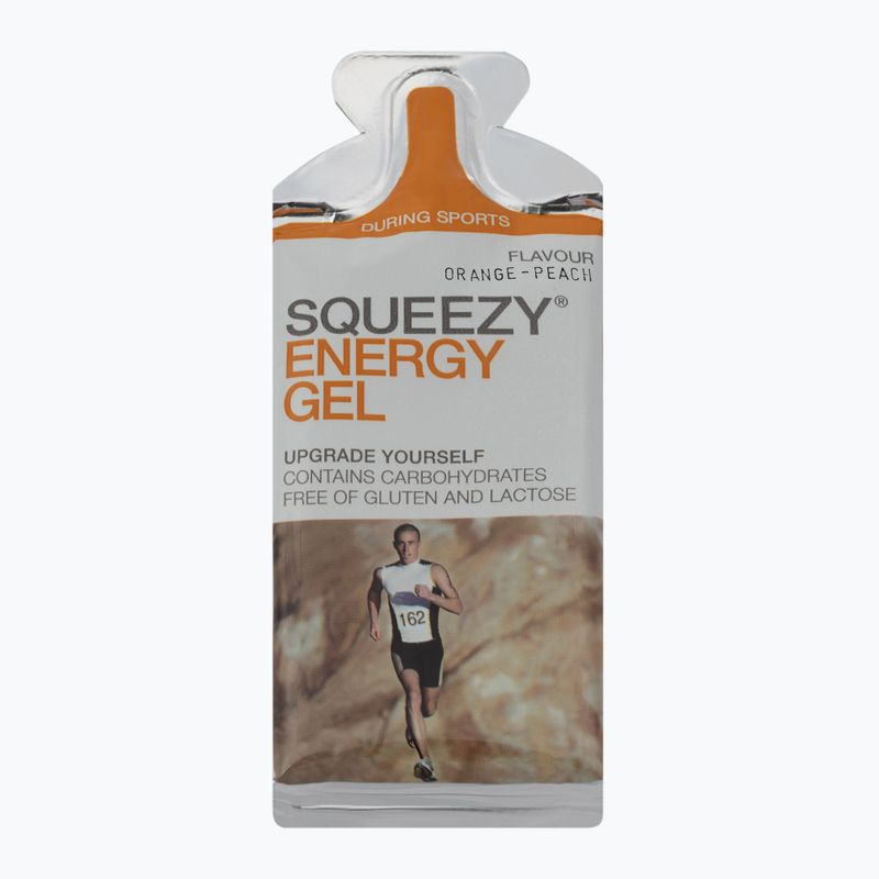 Żel energetyczny Squeezy Brzoskwinia + Pomarańcza 33 g