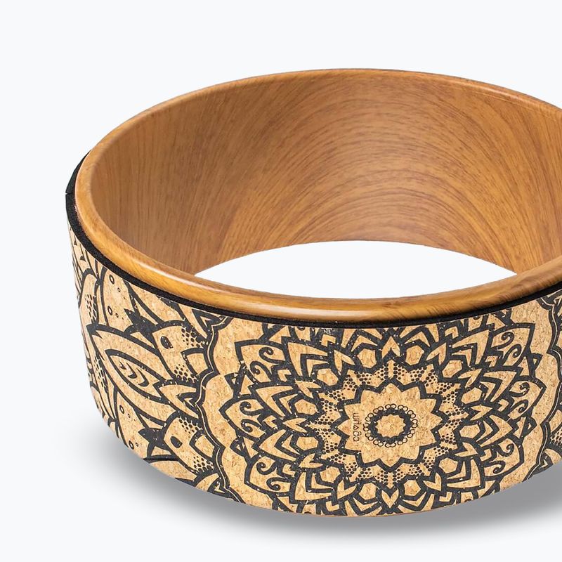 Obręcz do jogi Myga Mandala brązowy 2