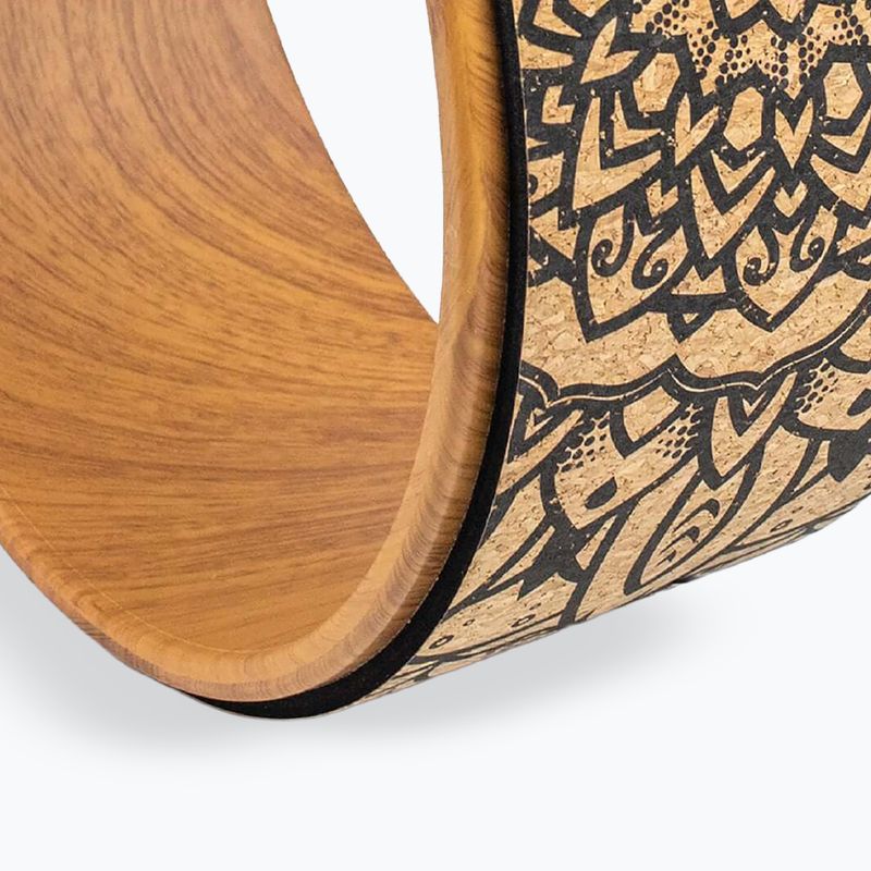 Obręcz do jogi Myga Mandala brązowy 4