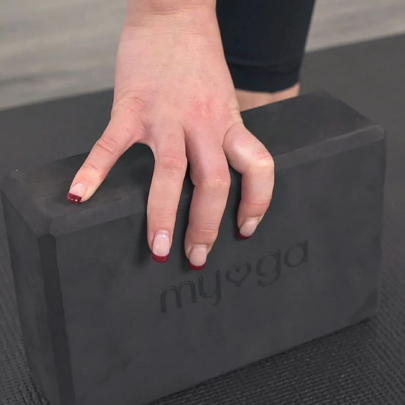 Kostka do jogi Myga Foam Block do jogi black 5