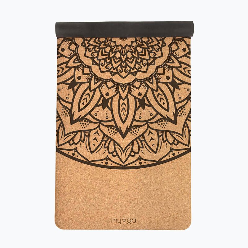 Mata do jogi Myga Mandala XL 6 mm brązowy 2