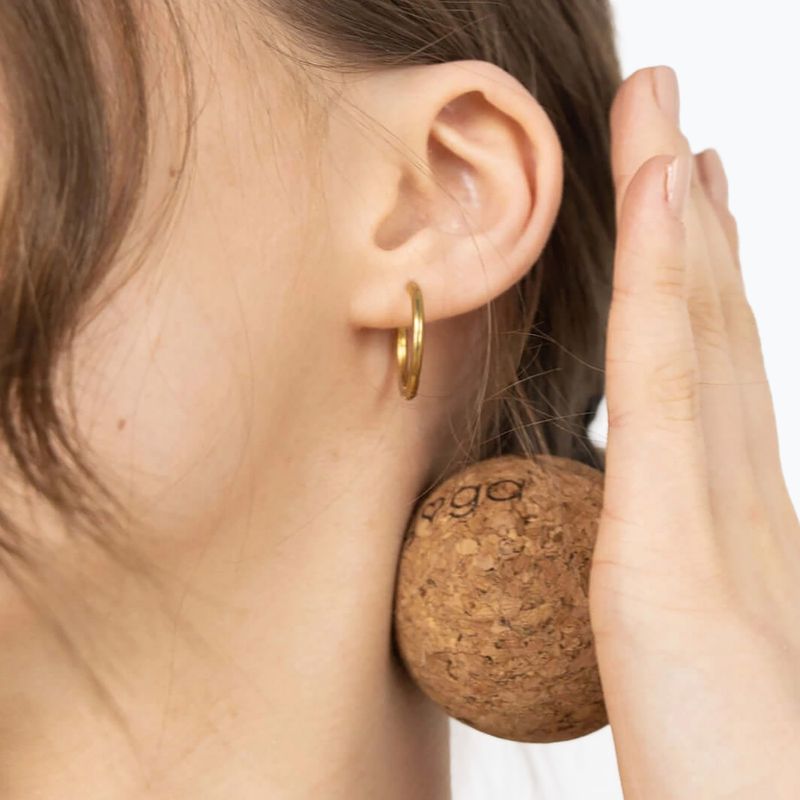 Piłka do masażu Myga 5 cm brązowy 4