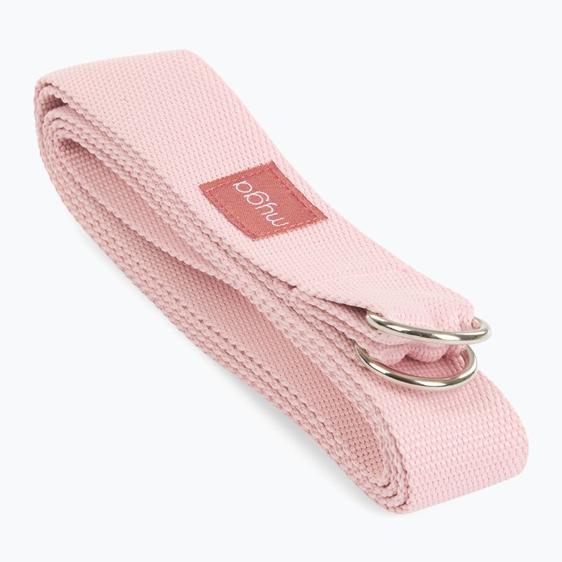 Zestaw do jogi Myga Terrazzo Yoga Set mata + klocek + pasek fioletowy 7