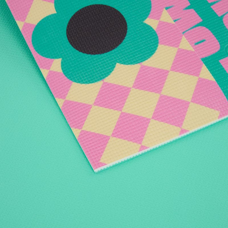 Zestaw do jogi Myga Spirit Yoga Set mata + klocek + pasek turkusowy 4