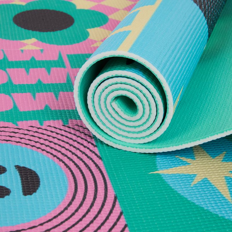 Zestaw do jogi Myga Spirit Yoga Set mata + klocek + pasek turkusowy 10