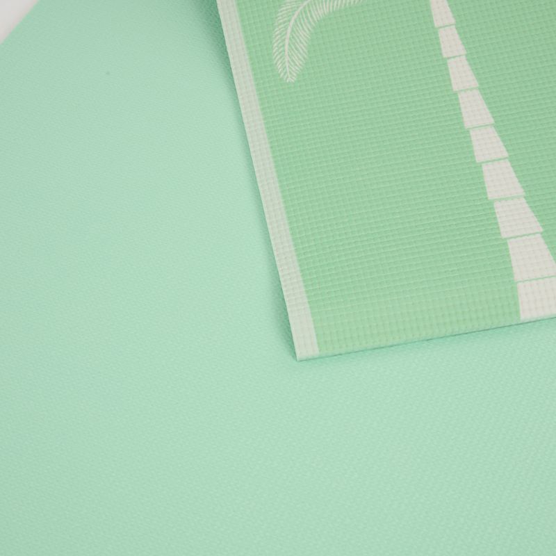 Zestaw do jogi Myga Sage Palm Yoga Set mata + klocek + pasek zielony 4