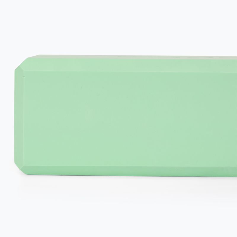 Zestaw do jogi Myga Sage Palm Yoga Set mata + klocek + pasek zielony 6