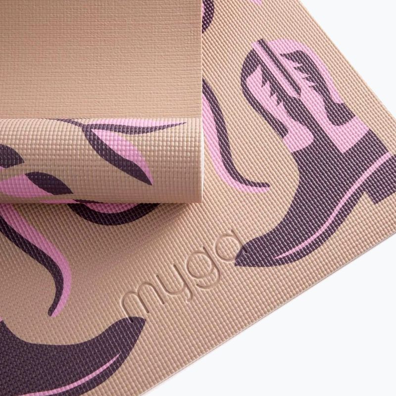 Mata do jogi Myga Cowgirl 6 mm brązowy 6