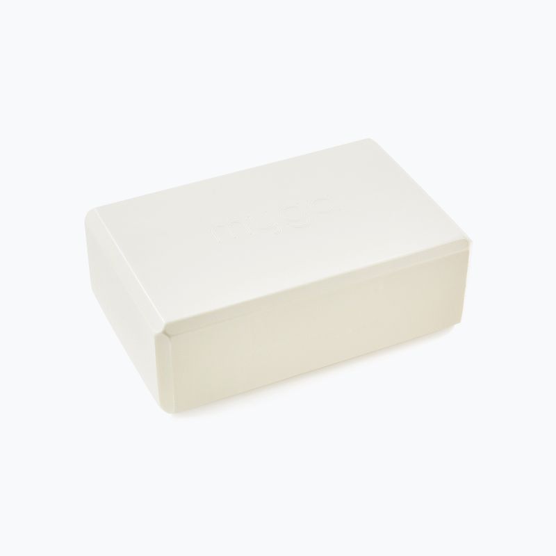 Kostka do jogi Myga Foam Block do jogi cream