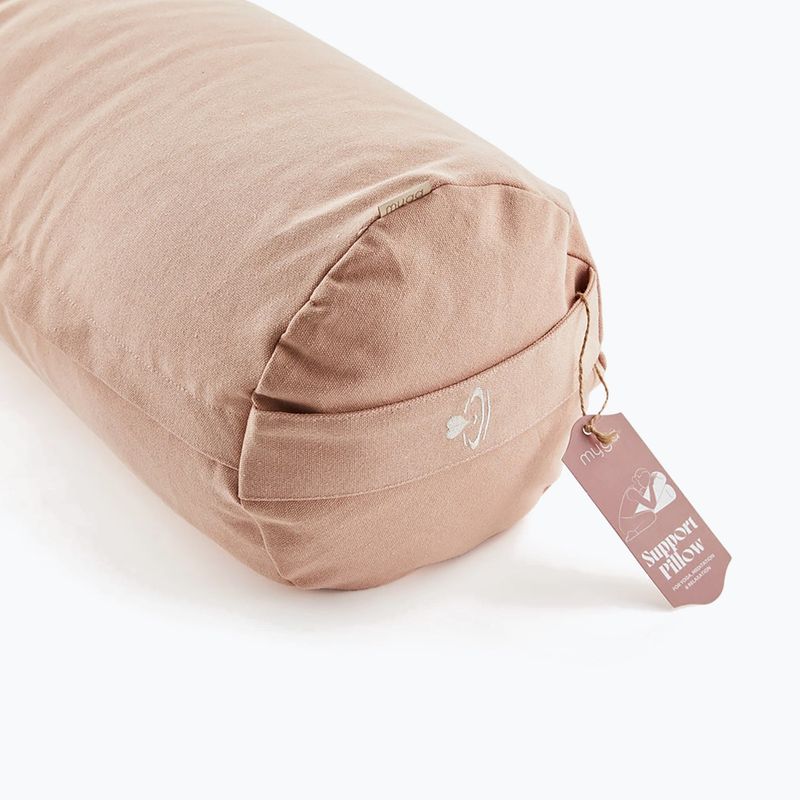 Wałek do jogi Myga różowy 2