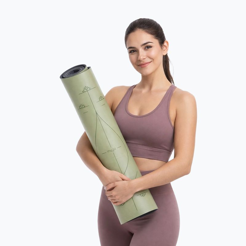 Mata do jogi Myga Alignment XL 6 mm zielony 7