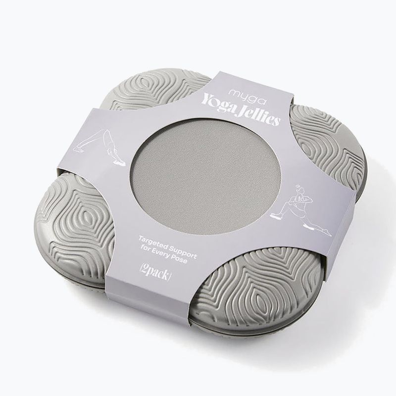 Podkładka żelowa do jogi Myga 2 szt. szary 5