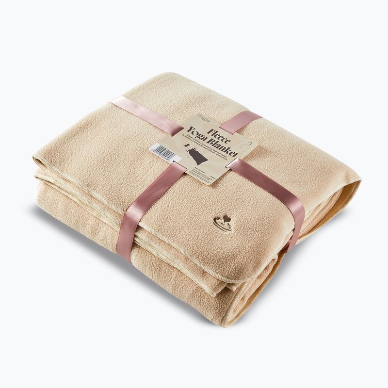 Koc do jogi Myga Fleece sand 8