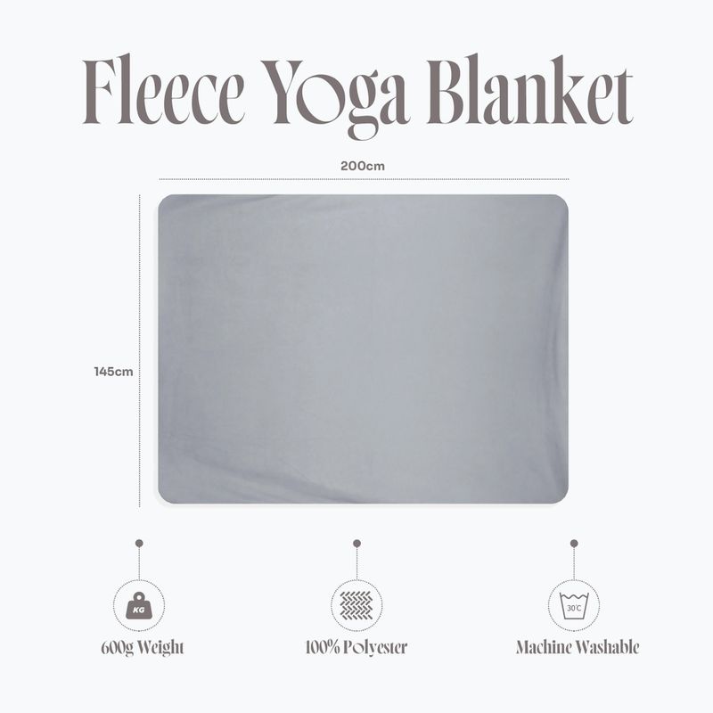 Koc do jogi Myga Fleece stone 9