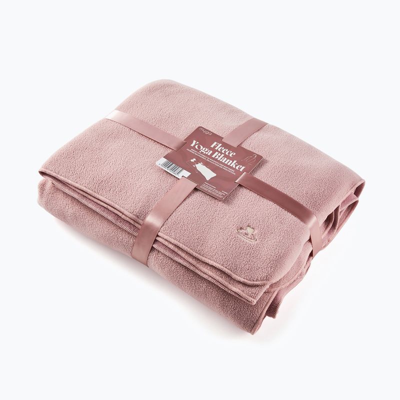 Koc do jogi Myga Fleece blush 3