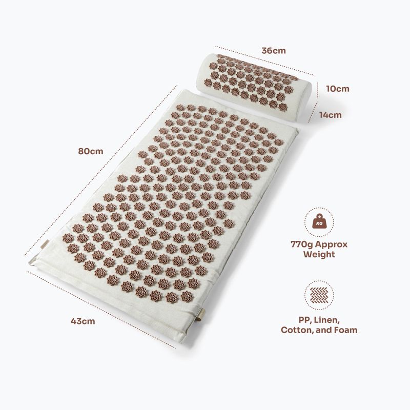 Mata do akupresury Myga RY2687 beige 12