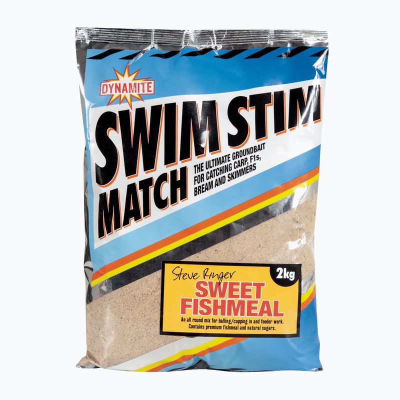 Zanęta wędkarska Dynamite Baits Swim Stim Match Sweet Fishmeal żółta ADY040006