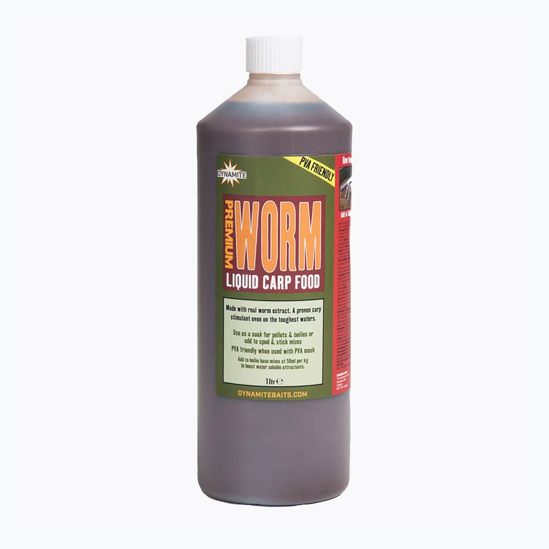 Liquid do przynęt i zanęt Dynamite Baits Carp Food Worm czerwony ADY041191