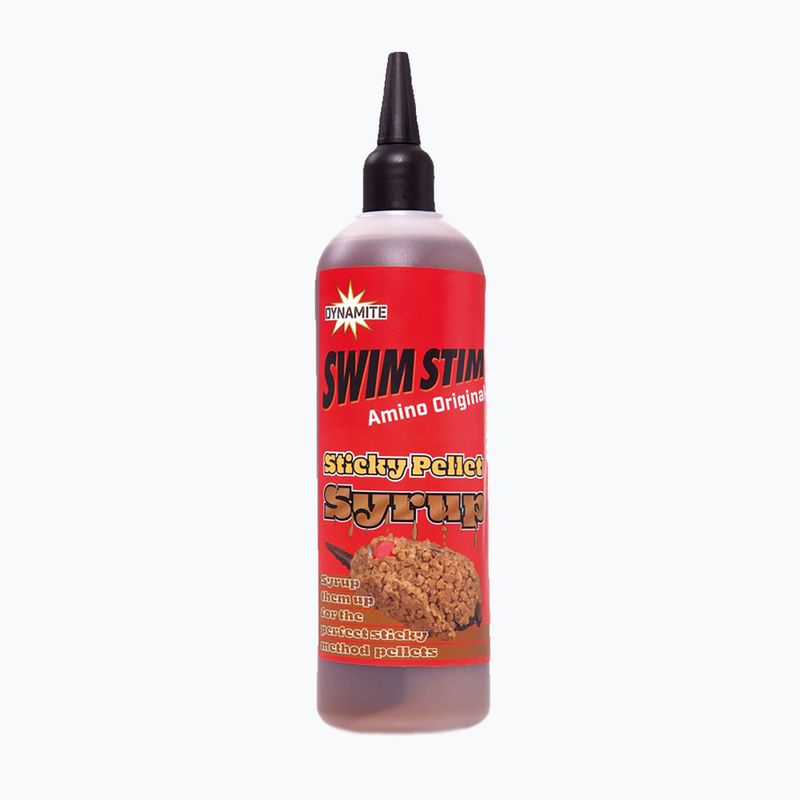 Zalewa do przynęt i zanęt Dynamite Baits Sticky Pellet Syrup Amino czerwona ADY041498