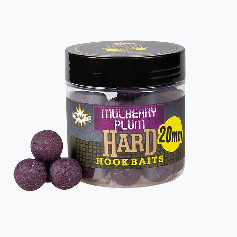 Kulki haczykowe karpiowe Dynamite Baits Mulberry Plum Hard Hookbait 20mm fioletowe ADY041582