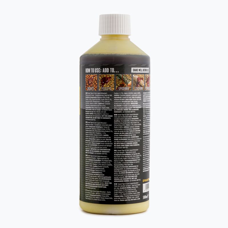 Liquid do przynęt i zanęt Dynamite Baits Sweet Tiger Corn żółty ADY041265 2