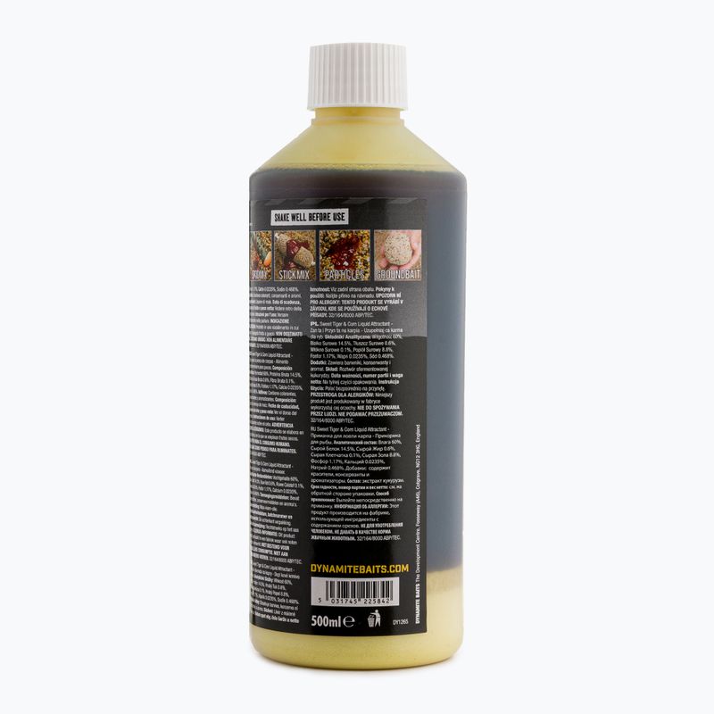 Liquid do przynęt i zanęt Dynamite Baits Sweet Tiger Corn żółty ADY041265 3