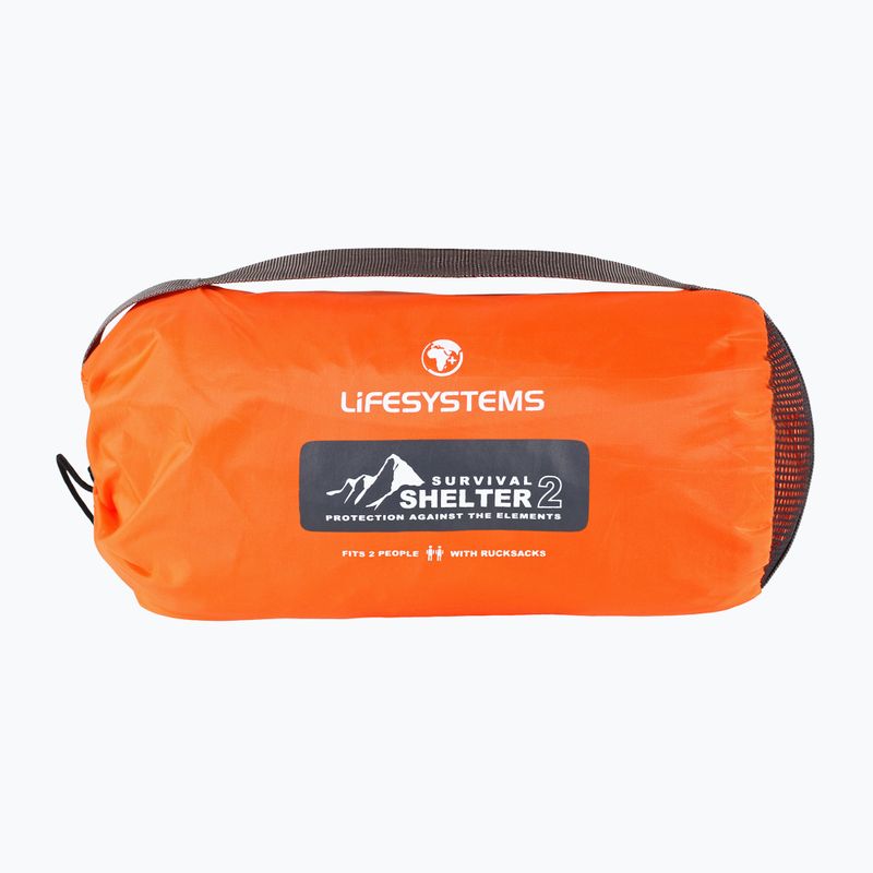 Namiot awaryjny dwuosobowy Lifesystems Survival Shelter 2 orange