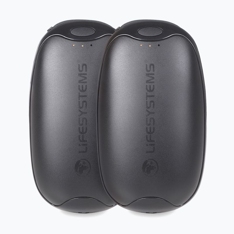 Podgrzewacz do rąk Lifesystems Rechargeable Dual Palm Handwarmer USB & USB C black