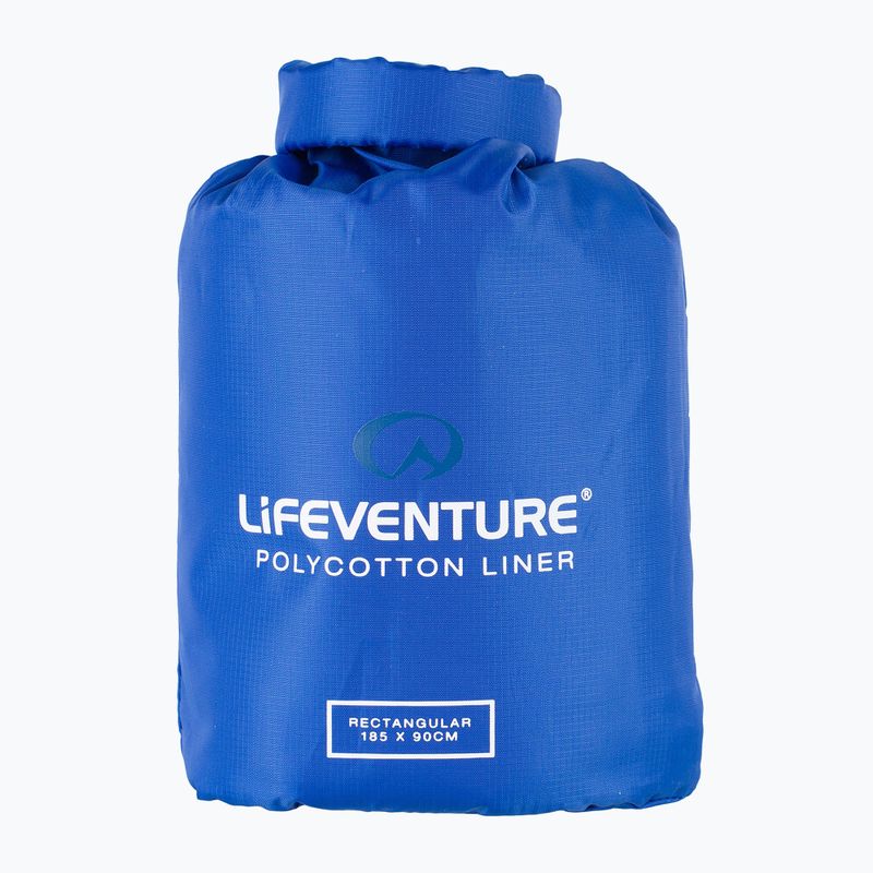Wkładka do śpiwora Lifeventure Polycotton Sleeping Bag Liner Rectangular blue 3