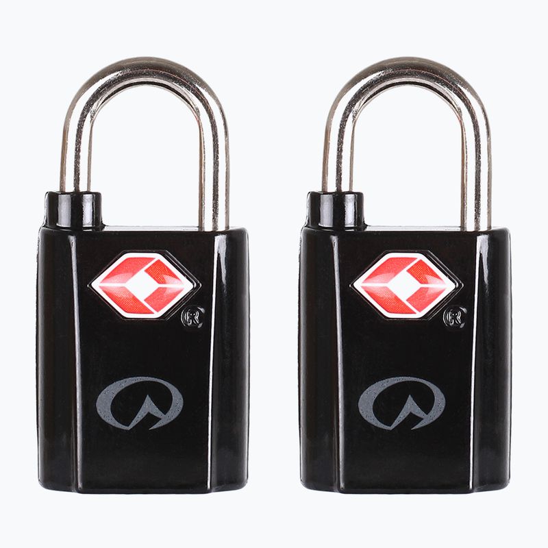 Kłódka Lifeventure TSA Mini Padlocks 2 pack black