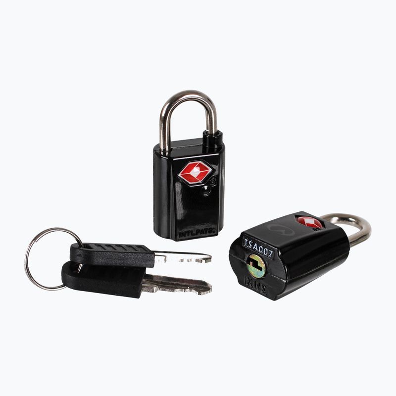 Kłódka Lifeventure TSA Mini Padlocks 2 pack black 2
