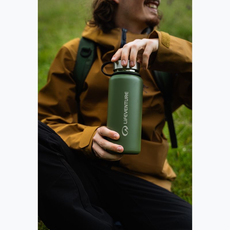Butelka termiczna Lifeventure Stainless Steel Flask 1000 ml khaki 4