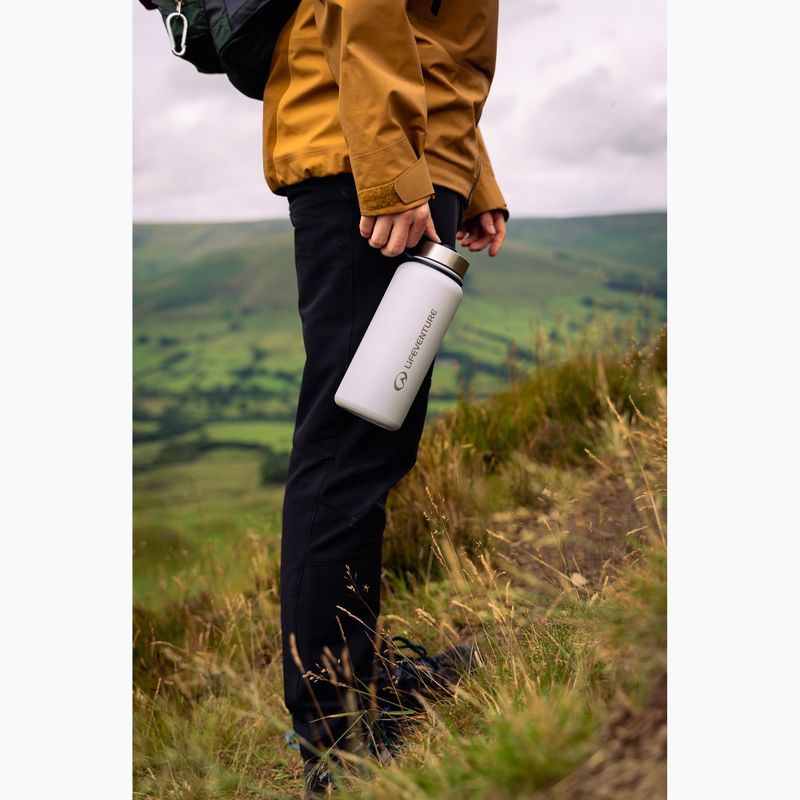 Butelka termiczna Lifeventure Stainless Steel Flask 1000 ml light grey 4