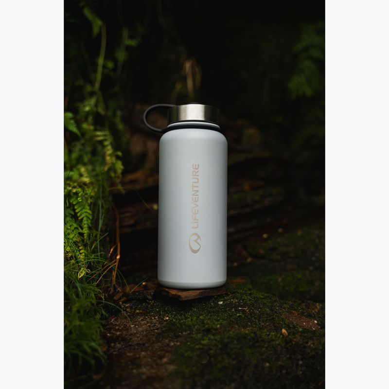 Butelka termiczna Lifeventure Stainless Steel Flask 1000 ml light grey 5