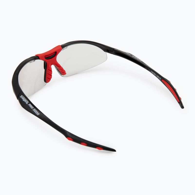 Okulary do squasha Karakal Pro 3000 black/red 2
