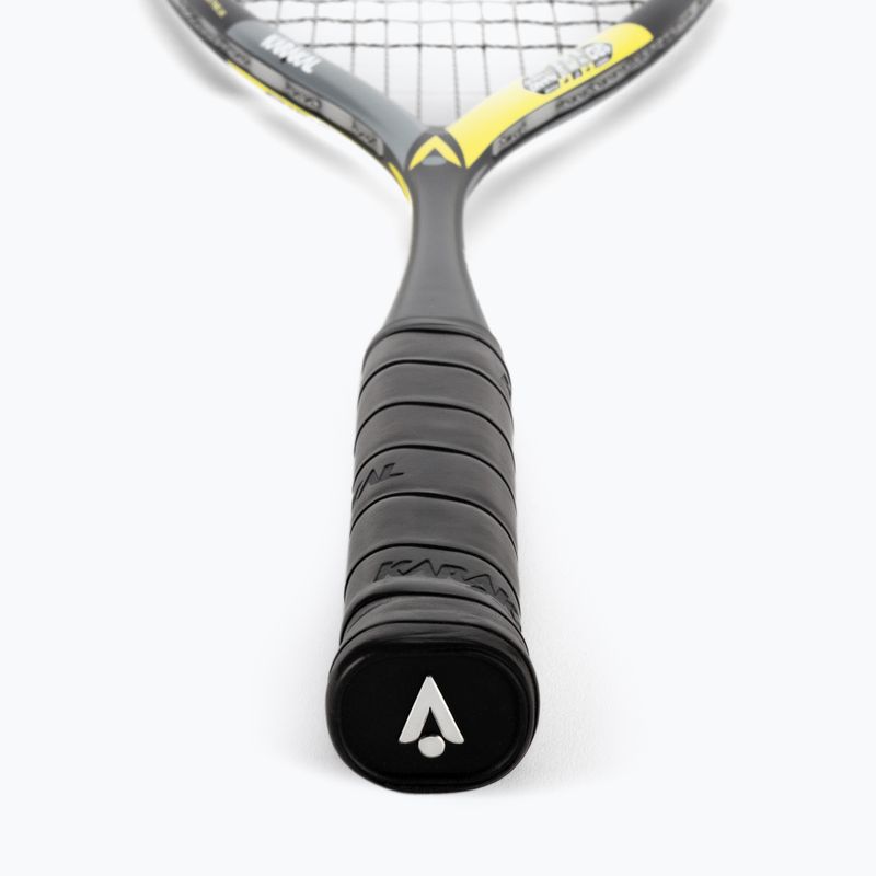 Rakieta do squasha Karakal Raw 120 black/grey/yellow 3
