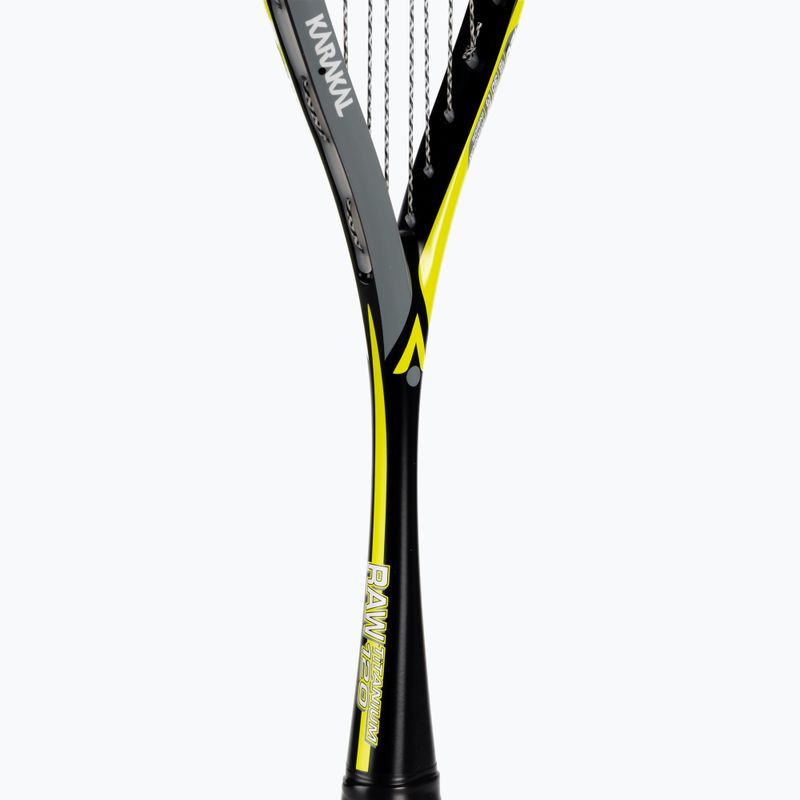 Rakieta do squasha Karakal Raw 120 black/grey/yellow 4