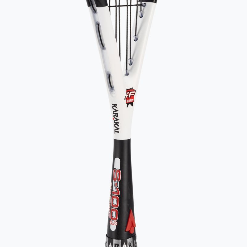 Rakieta do squasha Karakal S-100 FF 2.0 black/white 4