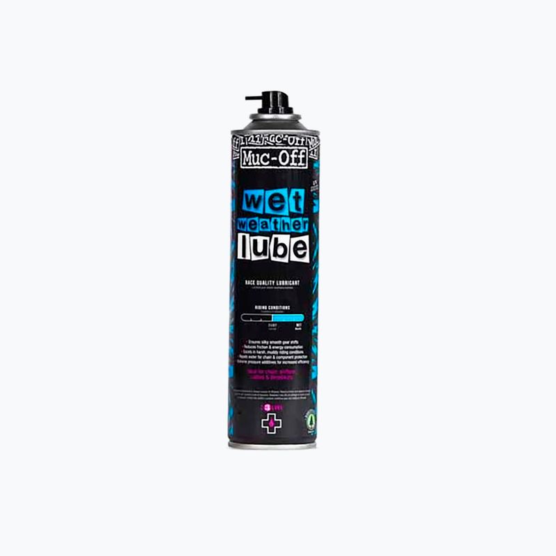 Smar do łańcucha Muc-Off Wet Weather Lube Aerosol 400 ml 2