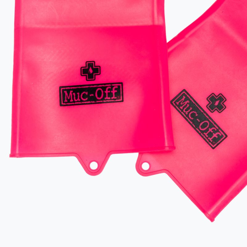 Rękawice do czyszczenia rowerów Muc-Off Deep Scrubber Gloves pink 4