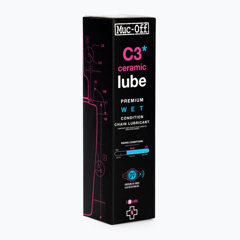 Smar do łańcucha Muc-Off C3 Wet Ceramic Lube 50 ml 2