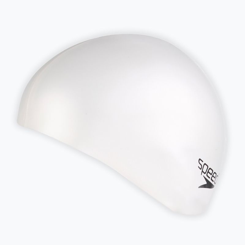 Czepek pływacki Speedo Plain Flat Silicone white 2