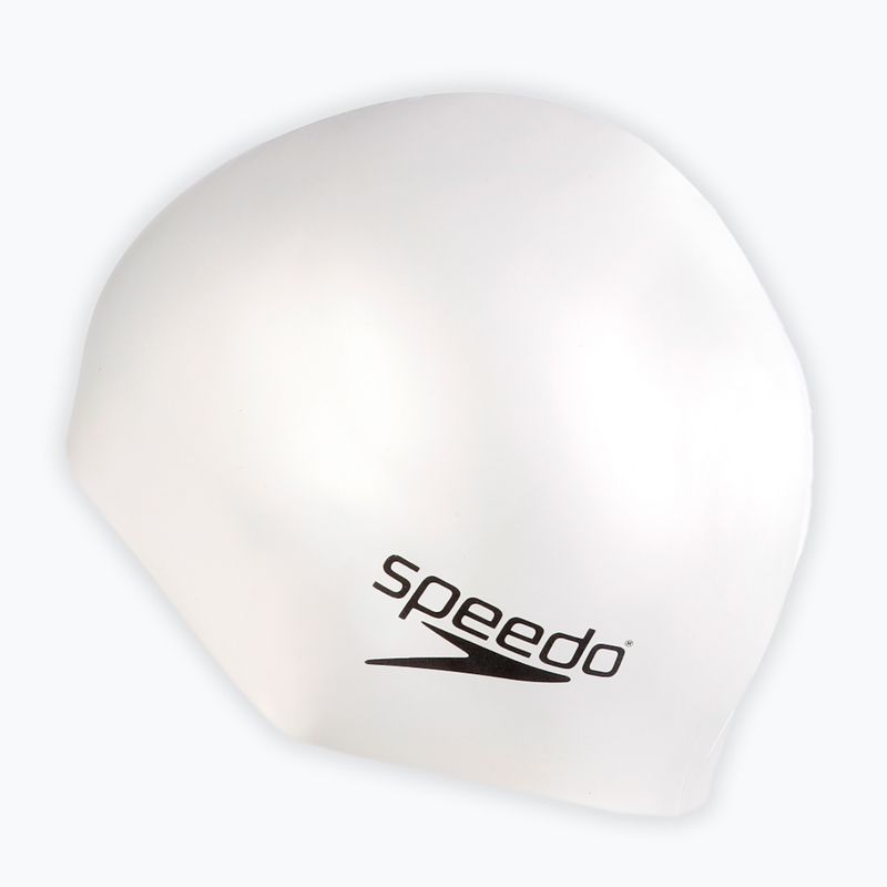 Czepek pływacki Speedo Plain Flat Silicone white 3