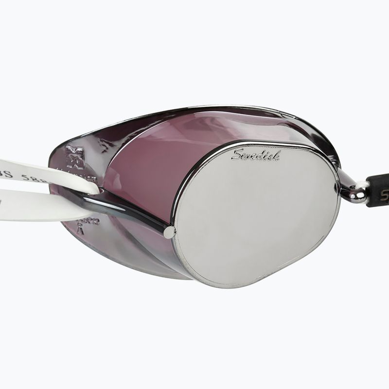 Okulary do pływania Speedo Swedish Mirror white/chrome 2