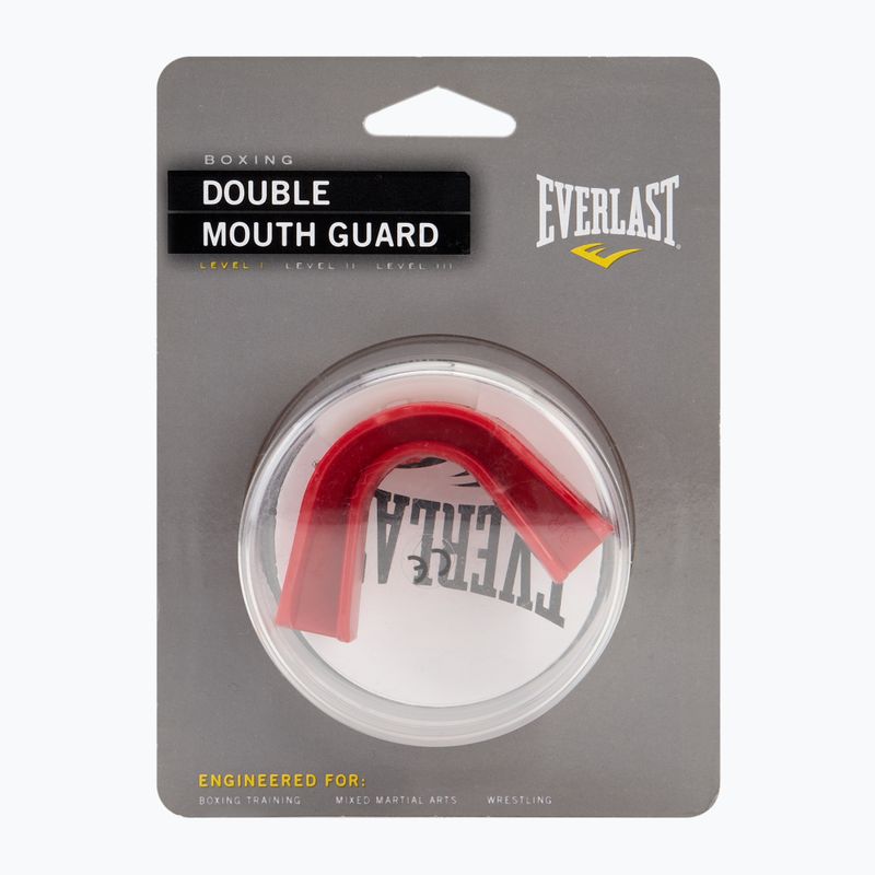 Ochraniacz szczęki Everlast Double Mouthguard red 4