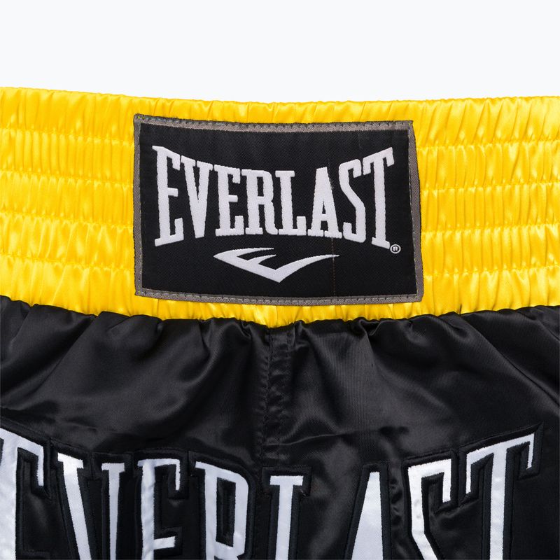 Spodenki treningowe Everlast Muay Thai czarno-złote EM6 3